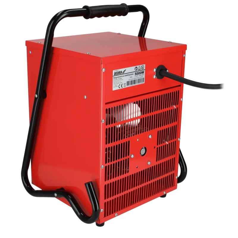 Elektricky ohrievač vzduchu 2500/5000W, 400 V, termostat, funkcia ventilátora 4