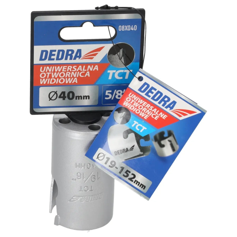 Univerzálny korunkový vrták TCT 40 mm 5/8'' 2
