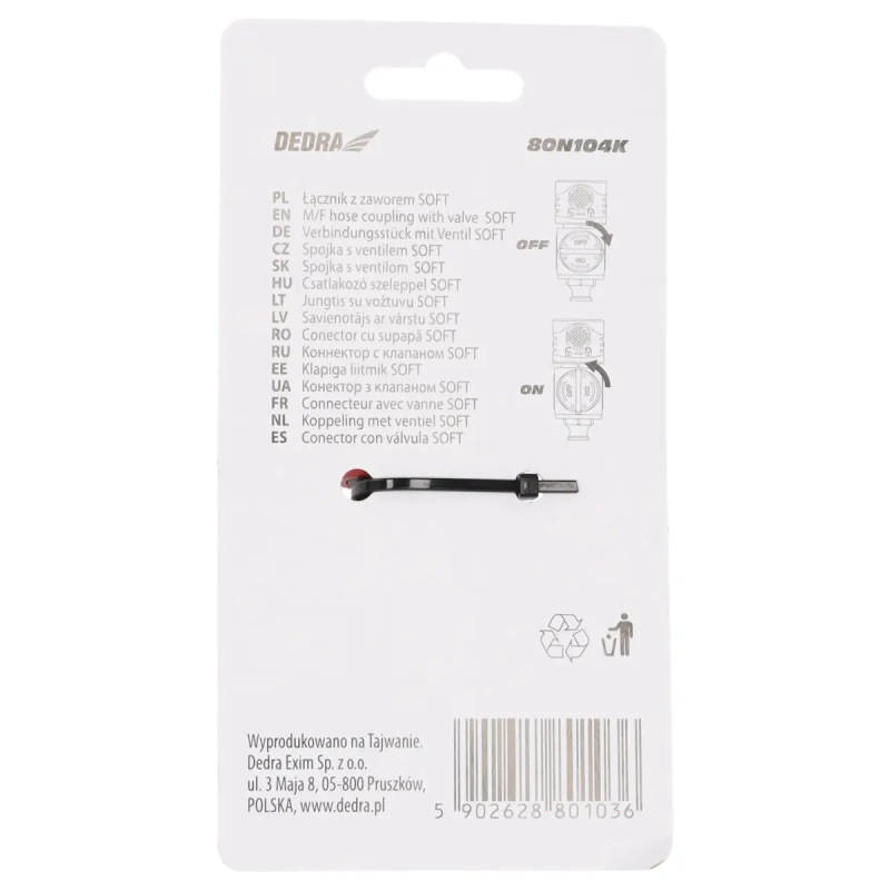 Spojka s ventilom, na karte 4