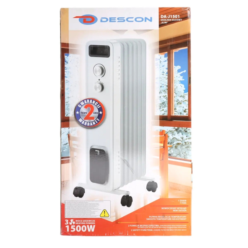 Olejový radiátor 1500W 5