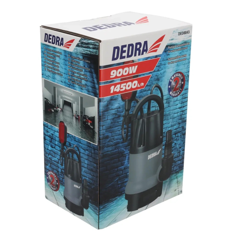 Ponorné čerpadlo 900W na čistú a na špinavú vodu 4