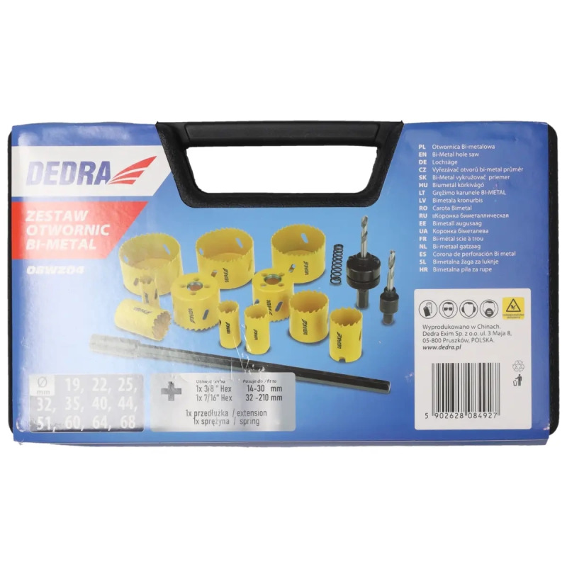 Súprava bimetalových korunových vrtákov 15 ks 3