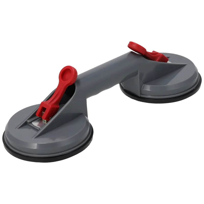 Dvojitá prísavka na okná 2x118 mm, max. 60 kg 1