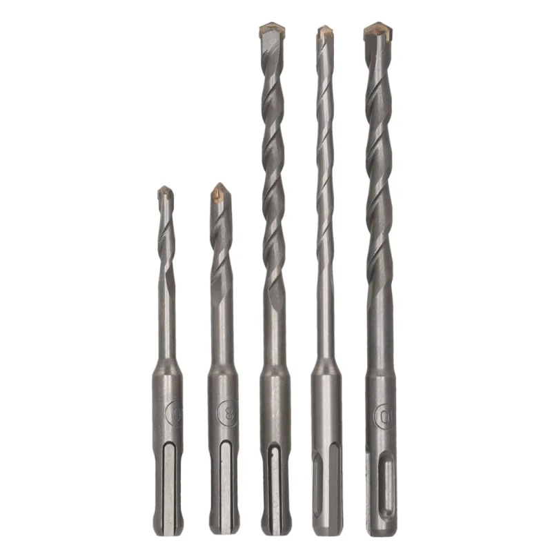 Sada vrtákov 5 ks do vŕtačky s príklepom 6,8x110; 6,8,10x160 1