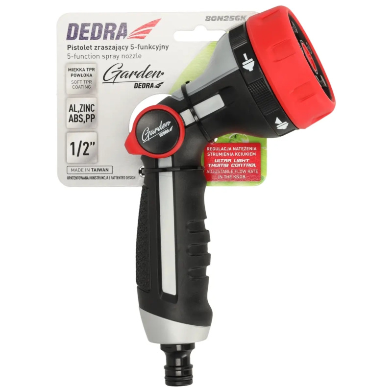 5-funkčná postrekovacia pištoľ ULTRA LIGHT THUMB CONTROL 3