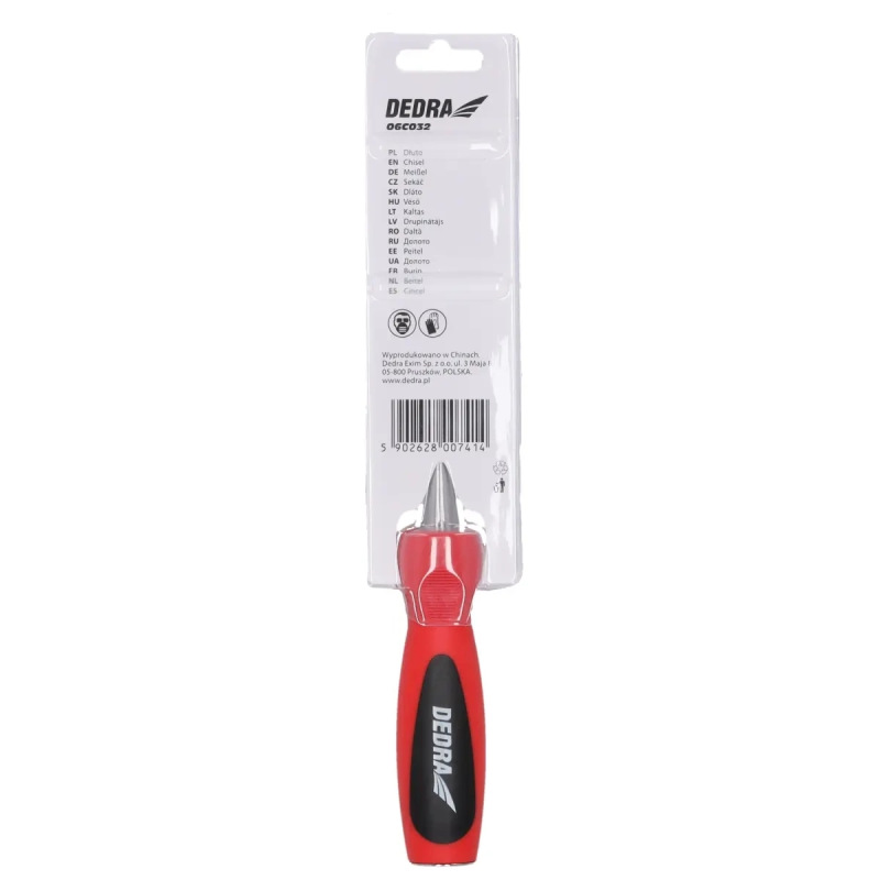 Dláto 10mm, oceľ CrV, dvojmateriálová rukoväť 2