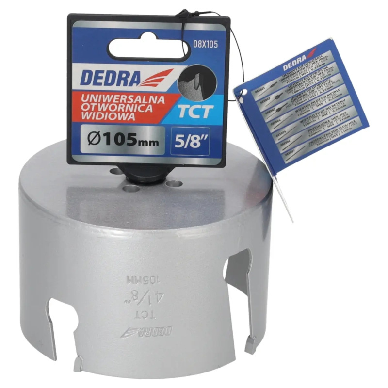 Univerzálny korunkový vrták TCT 105 mm 5/8'' 2