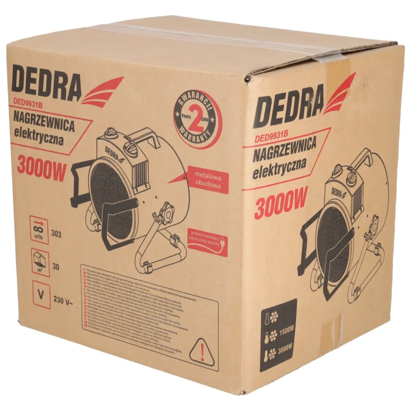 Elektrický ohrievač 3,0kW 8