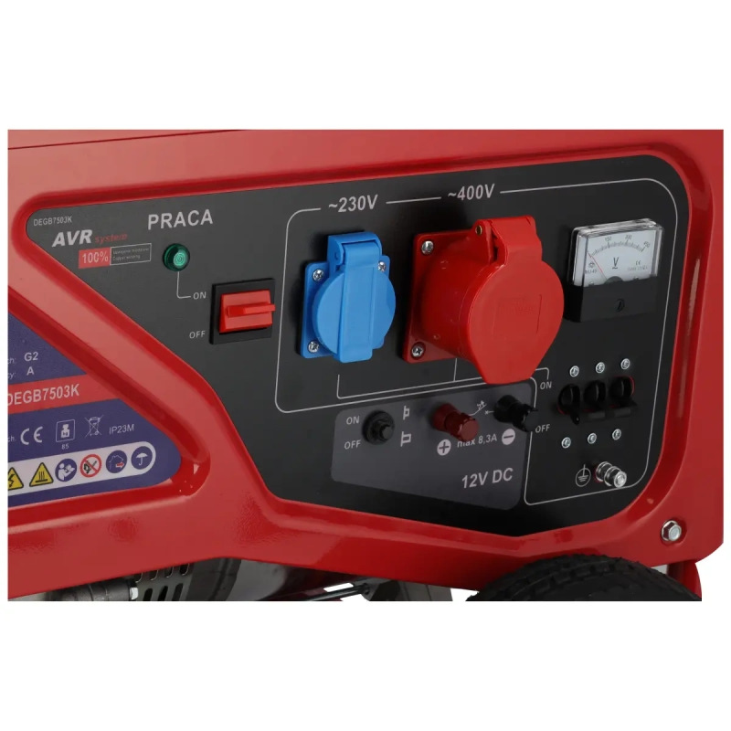 Generátor - elektrocentrála 6000W 9