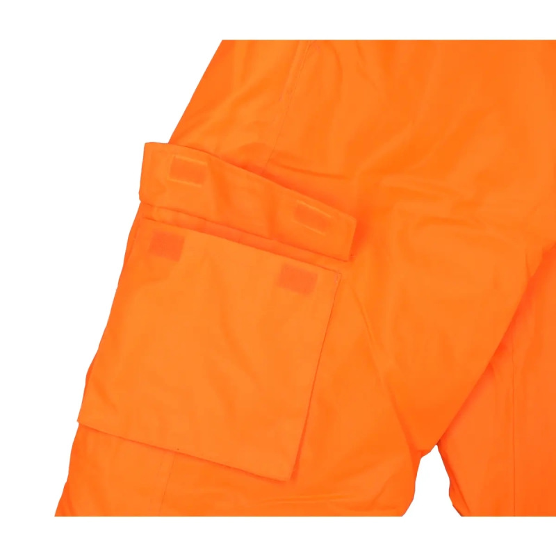 Zateplené reflexné nohavice veľkosť M, oranžové 3