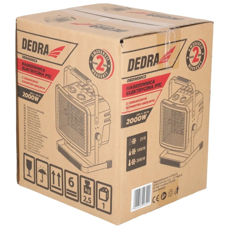 Elektrický ohrievač 2,0kW PTC 2