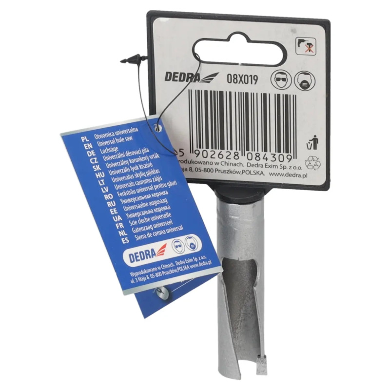 Univerzálny korunkový vrták TCT 19 mm 1/2'' 3