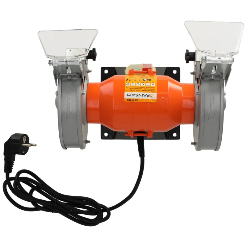 Brúska stolová dvojkotúčová 150W, 125x16x12,7mm, elektromagneticky bezpečnostný spínač 8