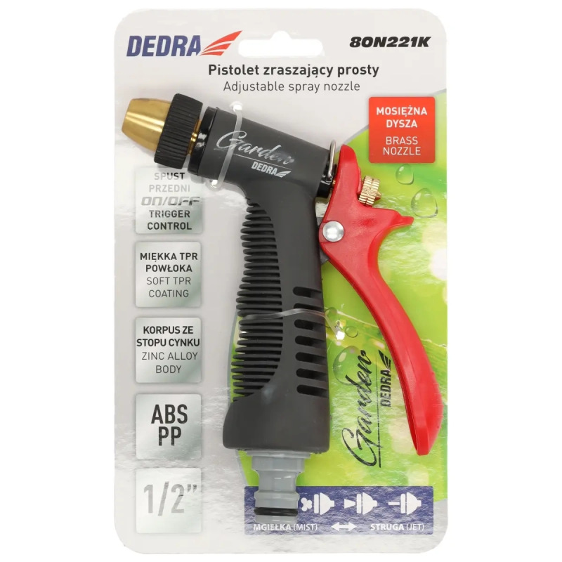 Regulovaná rovná postrekovacia pištoľ TRIGGER CONTROL 3