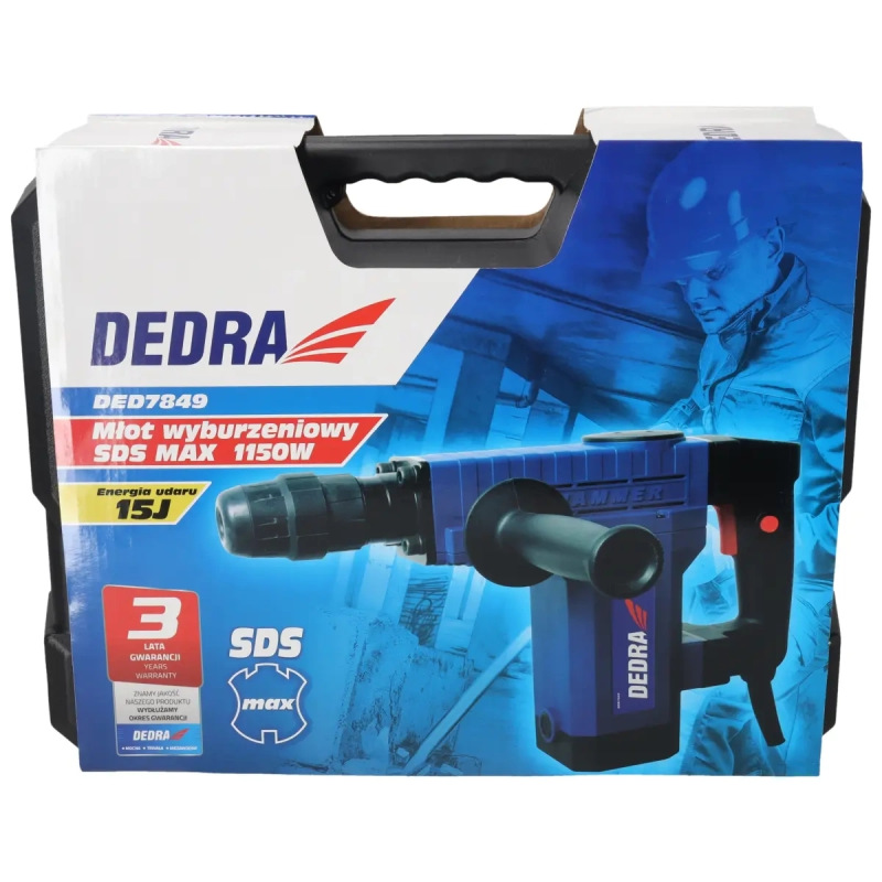 Búracie kladivo SDS MAX 1150W, 15J 5