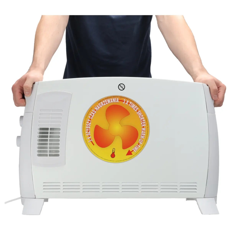 Konvektorový ohrievač 2000W Super Turbo 9