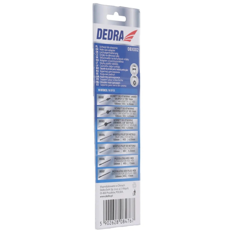 Skľučovadlo na univerzálne korunkové vrtáky 5/8'' HEX 5