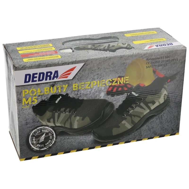 Bezpečnostné poltopánky M5 MORO, veľkosť:43, kat.S1 SRC 5