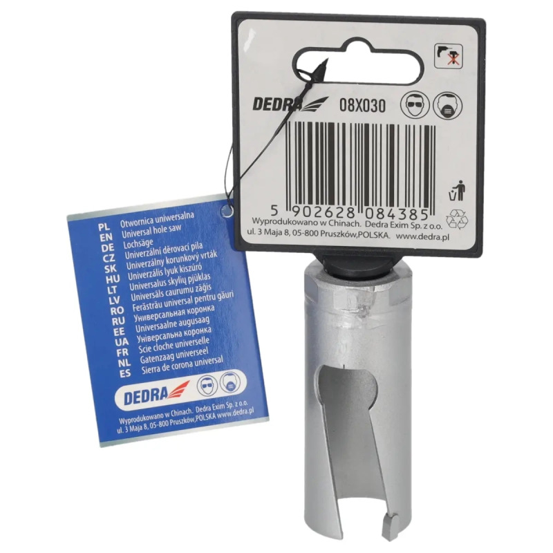 Univerzálny korunkový vrták TCT 30 mm 1/2'' 3