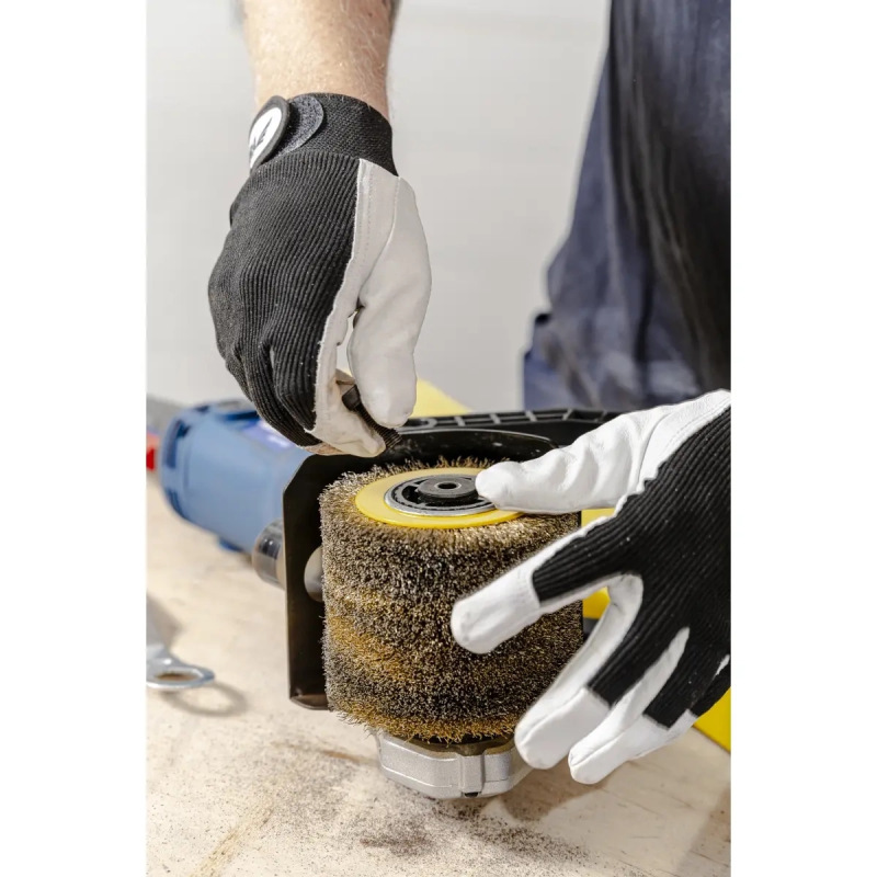 Ochranné rukavice, bravčová lícová koža, veľkosť 10, čierne 1