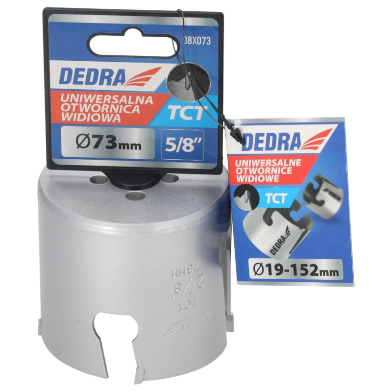 Univerzálny korunkový vrták TCT 73 mm 5/8'' 2