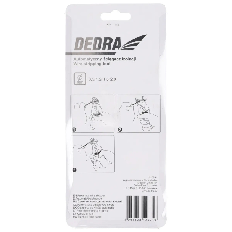 Odizolovacie kliešte automatic 0,5-2,0mm 3