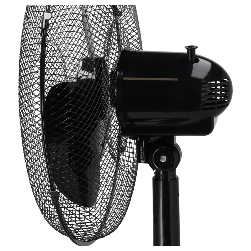 Stojanový ventilátor 16", čierny 40W 4