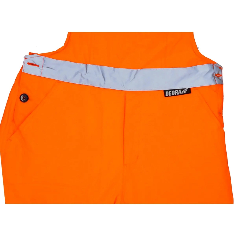 Zateplené reflexné montérky veľkosť XL,oranžové 4