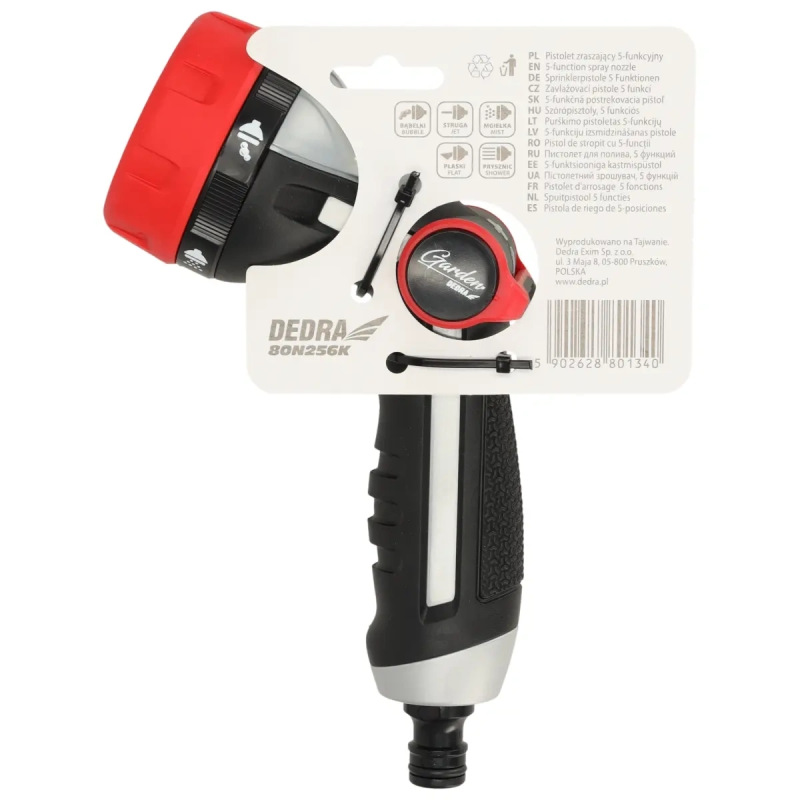 5-funkčná postrekovacia pištoľ ULTRA LIGHT THUMB CONTROL 4