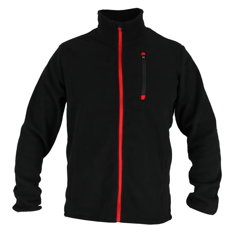 Flísová mikina 300 g/m2, veľkosť XL, farba čierna 1