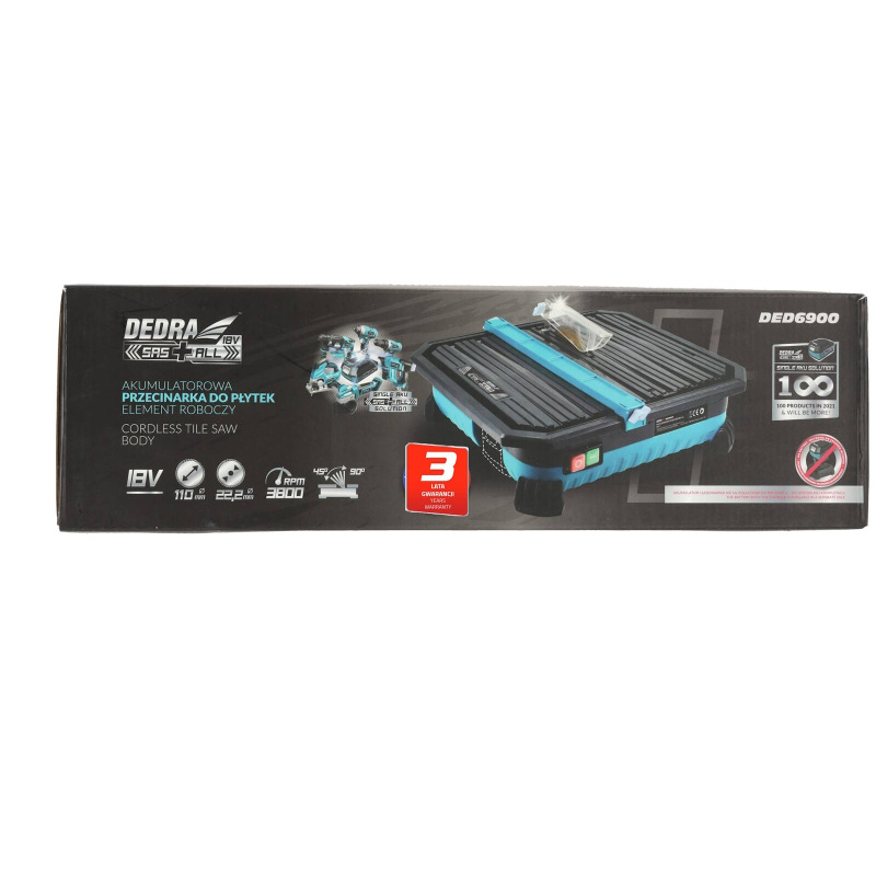 Akumulátorová rezačka na dlaždice 18V 1