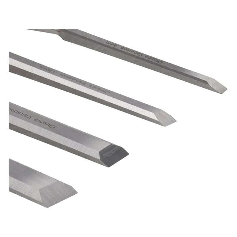 Súprava dlát 4 ks: 6, 12, 18, 25 mm, oceľ CrV 2