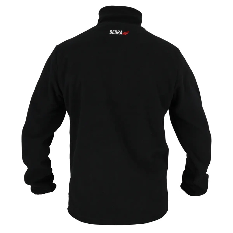 Flísová mikina 300 g/m2, veľkosť XXXL, farba čierna 1