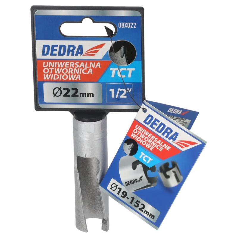 Univerzálny korunkový vrták TCT 22 mm 1/2'' 2