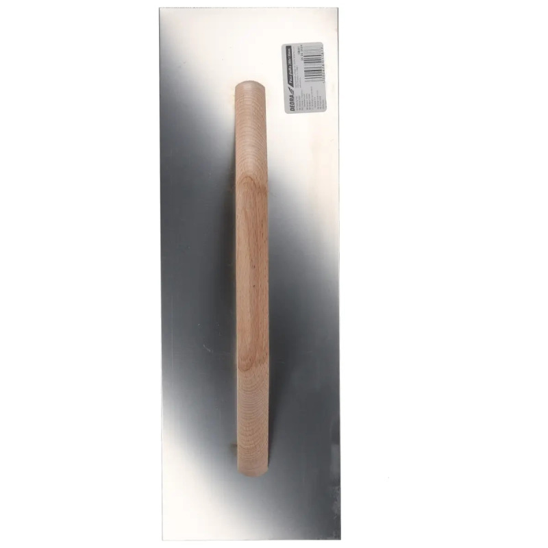 Hladké hladidlo z nehrdzavejúcej ocele 380x130 mm s rúčkou z 1