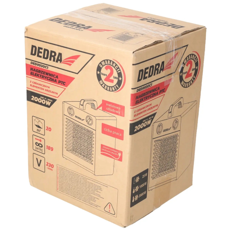 Elektrický ohrievač 2,0kW PTC 2