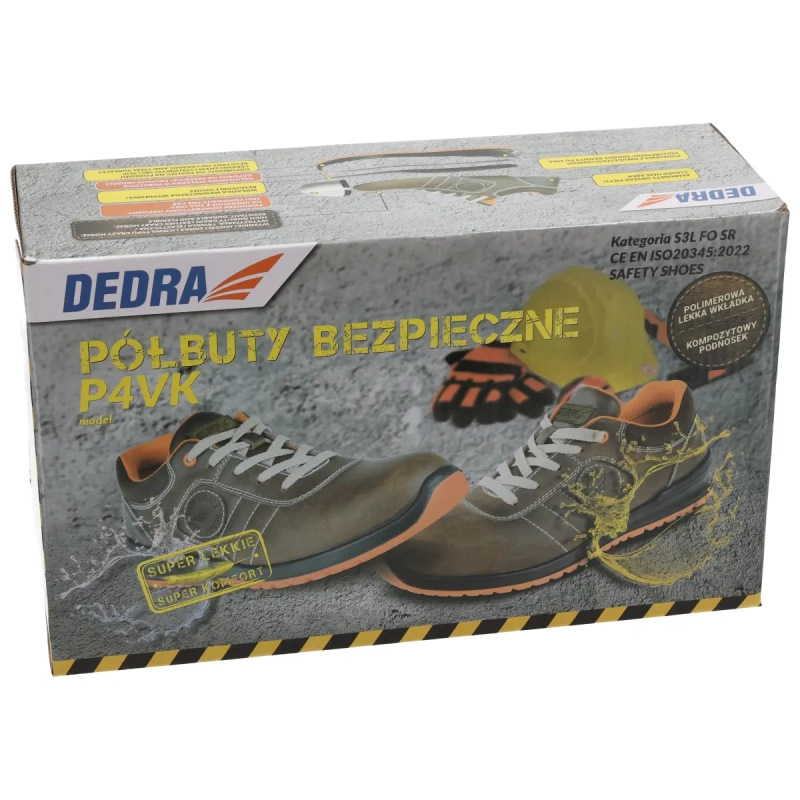 Bezpečnostné poltopánky P4, crazy horse, veľk:46,kat.S3 SRC 5