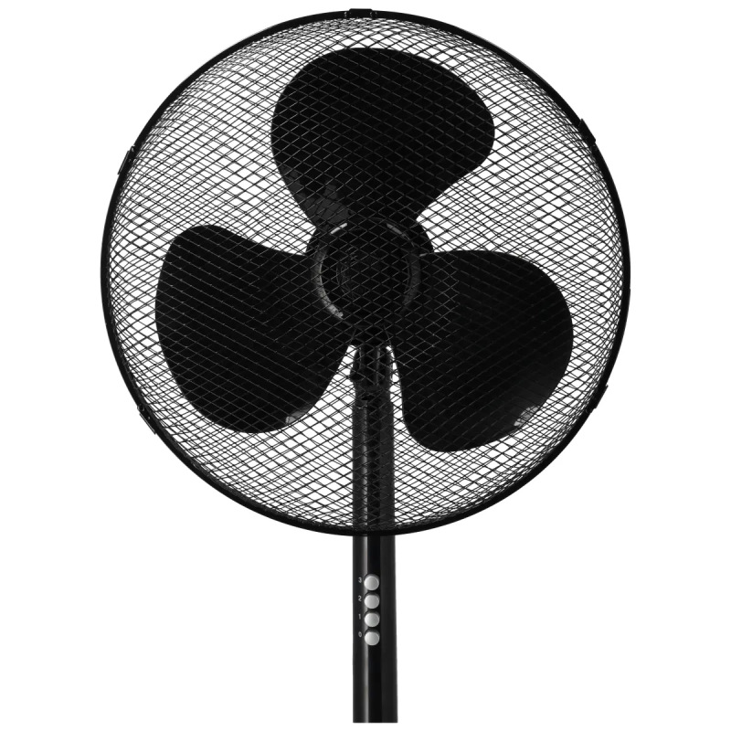 Stojanový ventilátor 16", čierny 40W 5