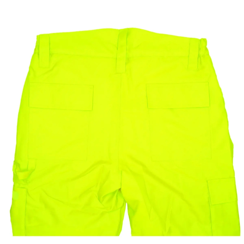 Zateplené reflexné nohavice veľkosť M, žlté 2