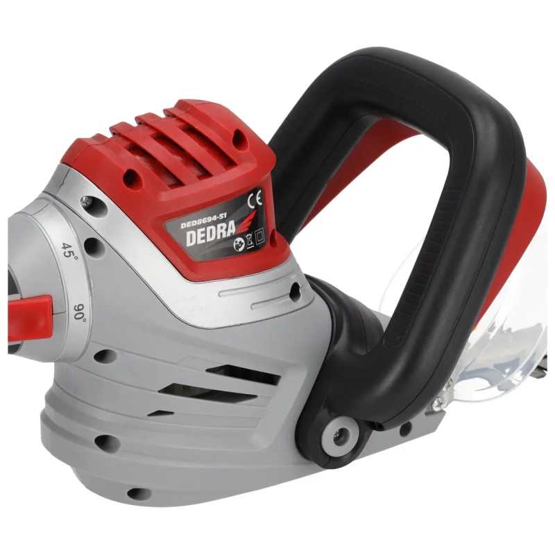 Nožnice na živý plot, 550 mm 600 W, otočná rukoväť 5