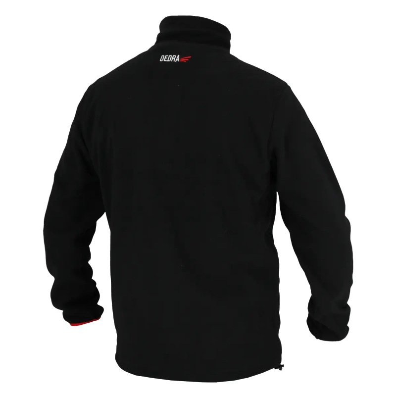 Flísová mikina 300 g/m2, veľkosť XXXL, farba čierna 2