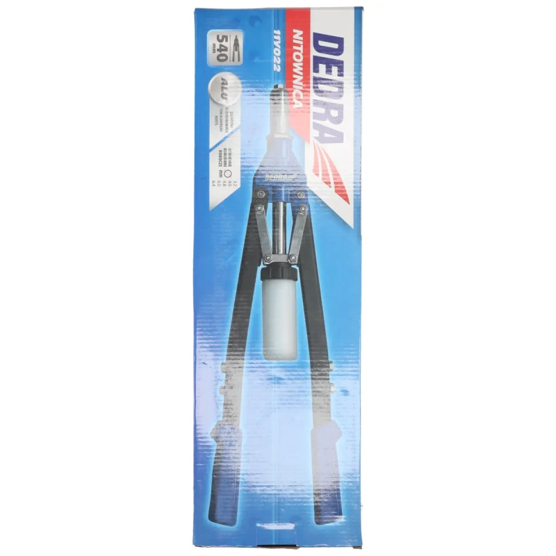 Čelná nitovačka na hliníkové nity,dĺžka 540mm 1