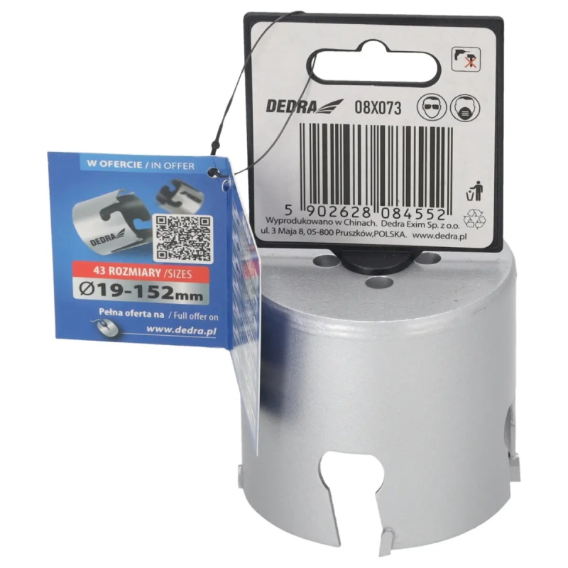 Univerzálny korunkový vrták TCT 73 mm 5/8'' 3