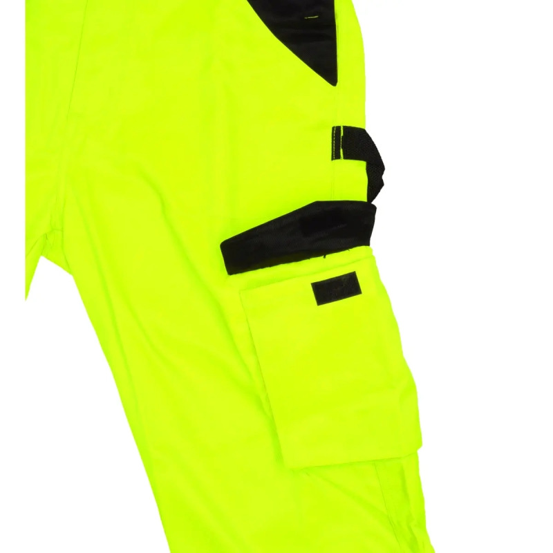 Reflexné montérky veľkosť L, žlté 5