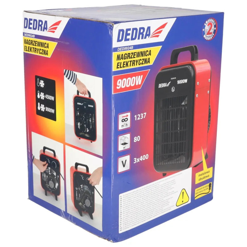 Elektrický ohrievač 9kW 400V 2
