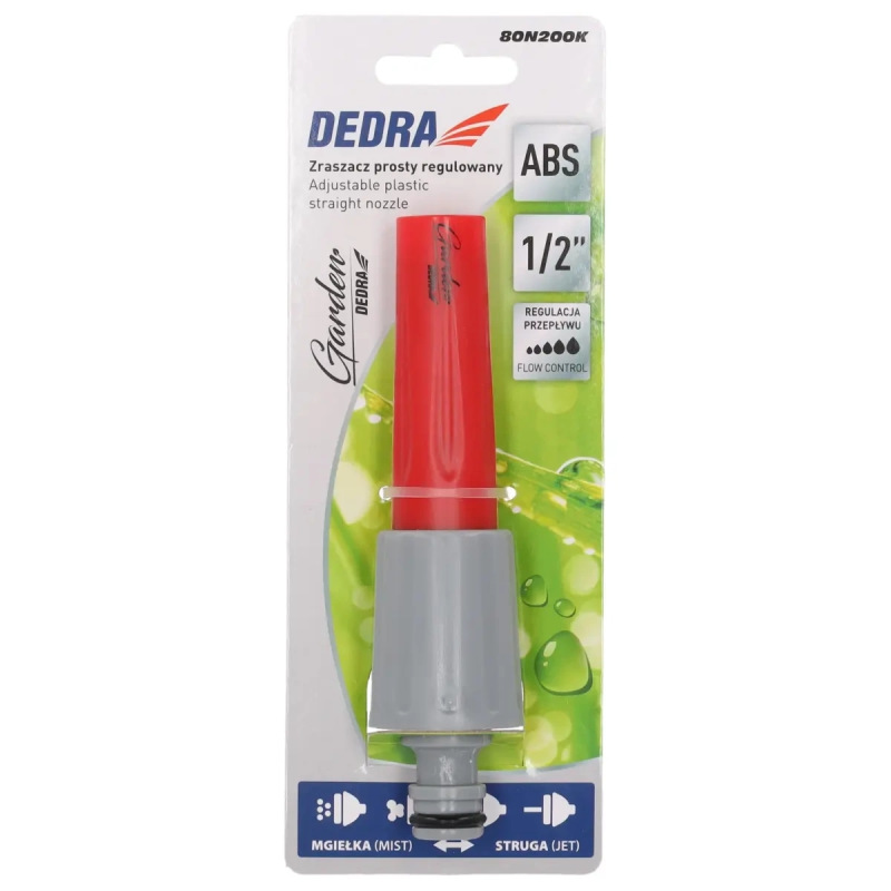 Regulovaná rovná striekacia koncovka, na karte 3