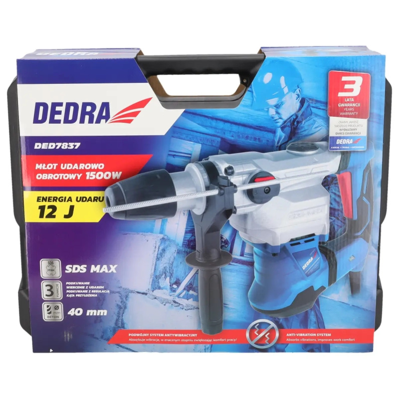 Vŕtacie kladivo SDS Max, 1500W 2