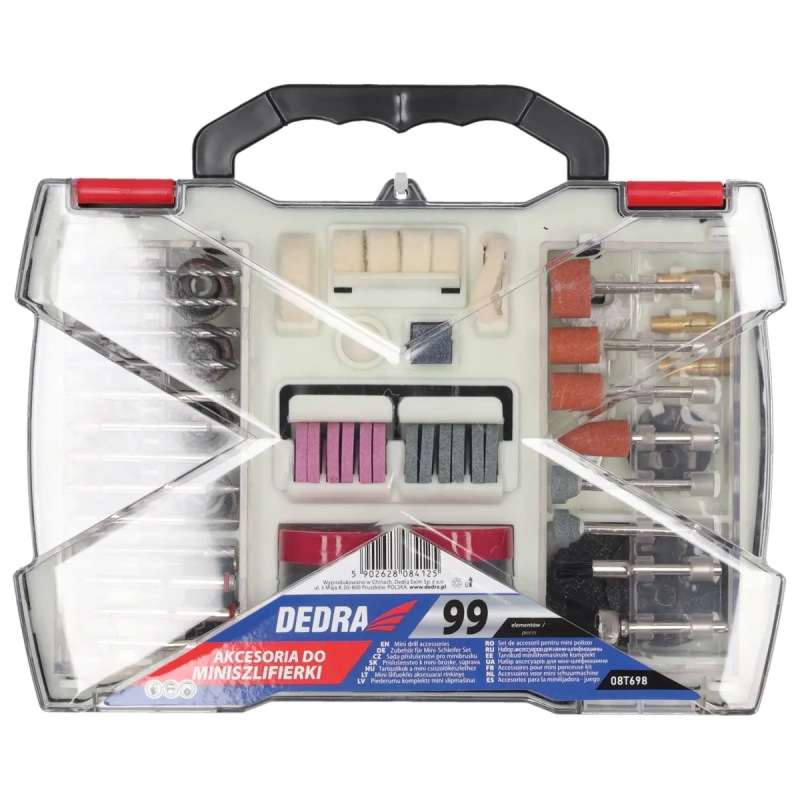 Príslušenstvo k mini-brúske, súprava 99 ks 6