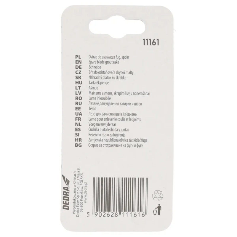 Náhradný plátok ku škrabke 25mm 2