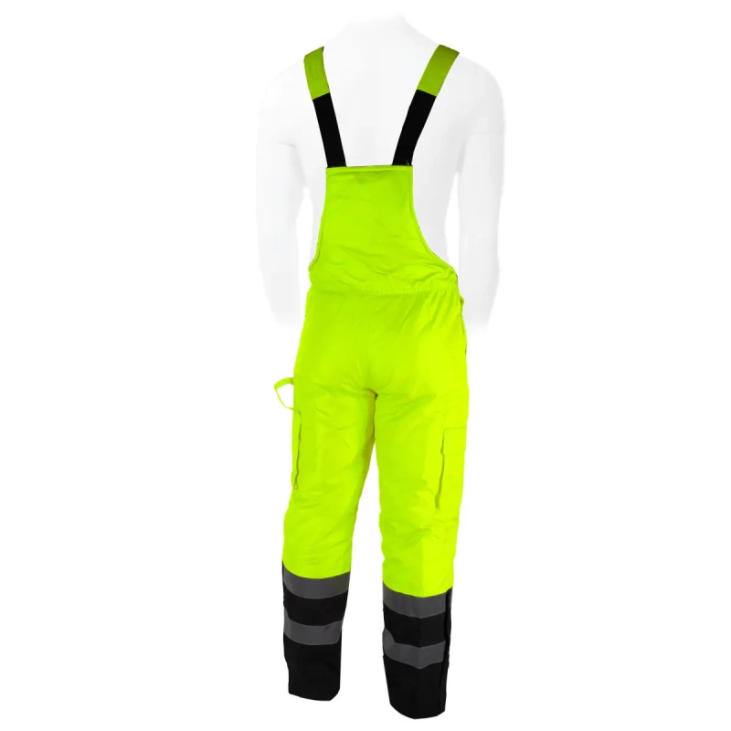 Zateplené reflexné montérky, veľkosť XXXL,žlté 1